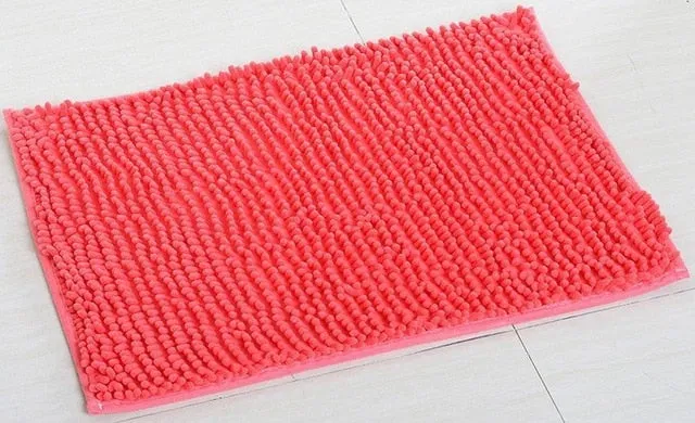 40*60CM Absorbent Microfiber Bath Mat Soft Shaggy Bathroom Mats Shower Rugs