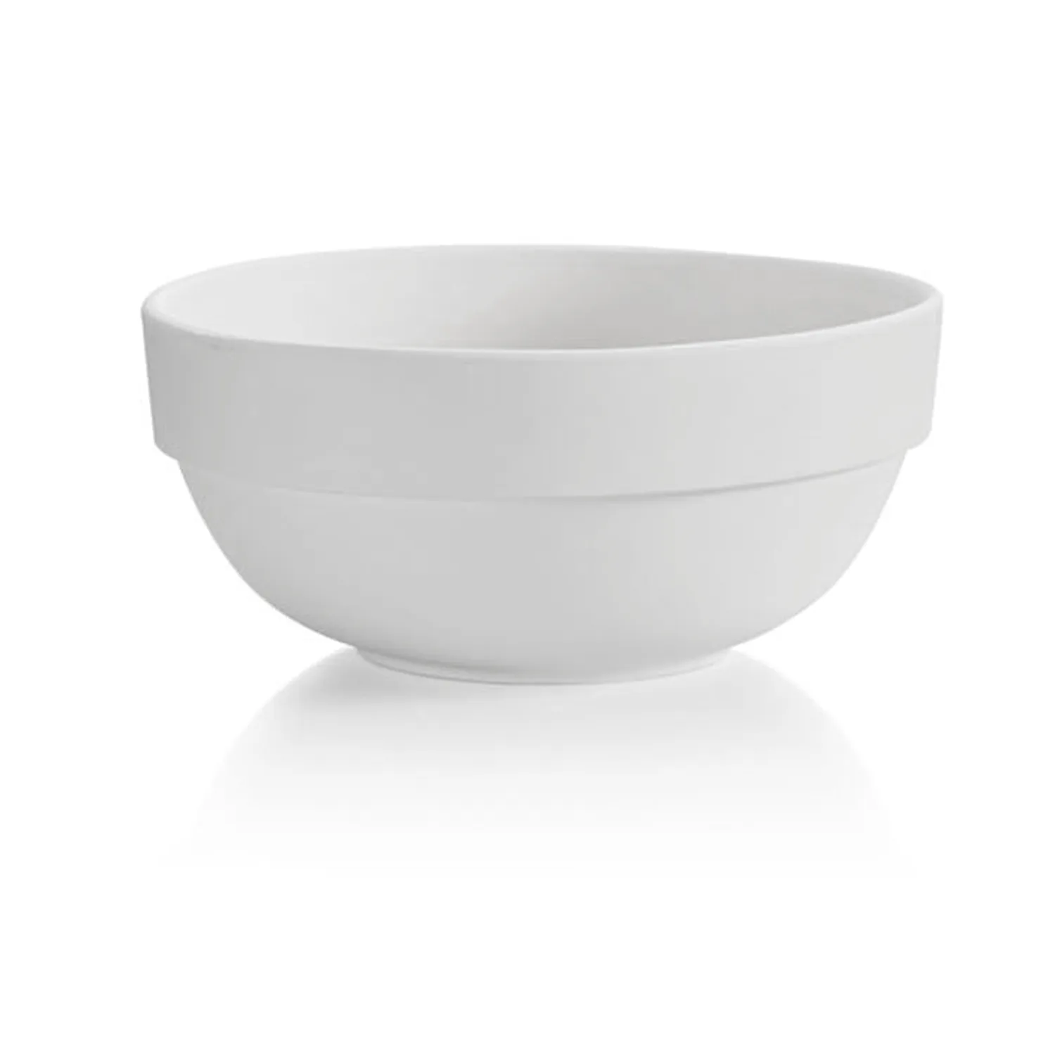 8" Porcelain White Bowl