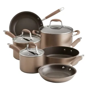 9-Piece Hard Anodized Nonstick Cookware Set