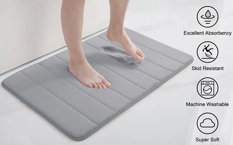 Absorbent Bathroom Mat