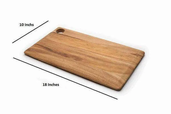 Acacia wood rectangle chopping board