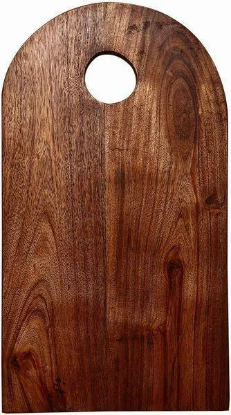 Acacia Wood U-Shaped Brown Wooden Chopping Board