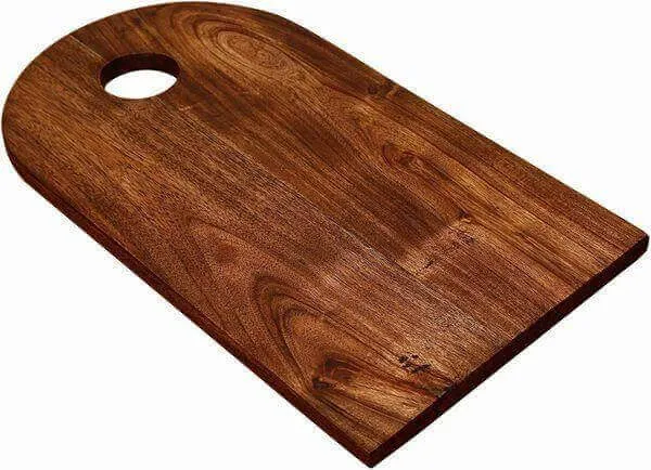 Acacia Wood U-Shaped Brown Wooden Chopping Board