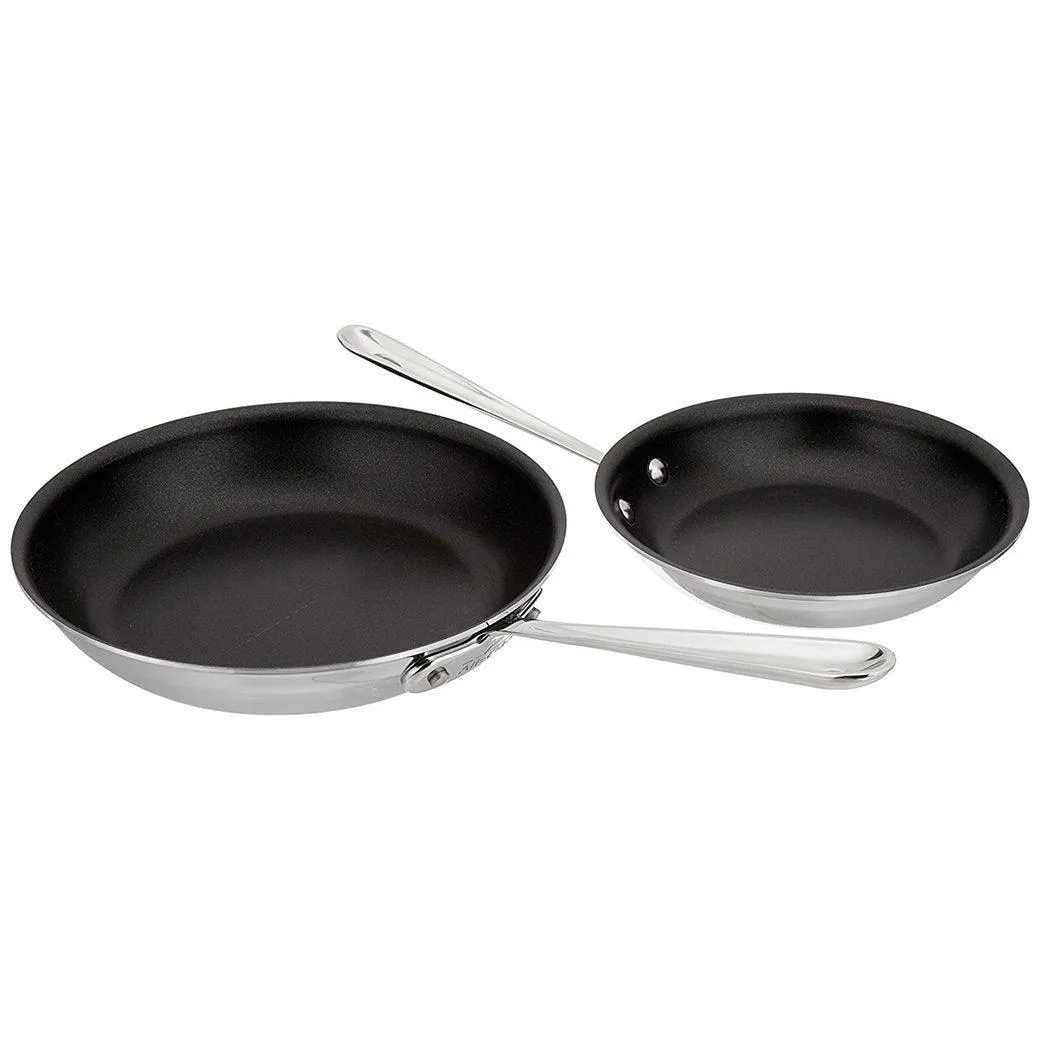 All-Clad Stainless Nonstick Fry Pan Set