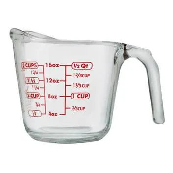 Anchor 2 Cup Measuring Cup - Glass