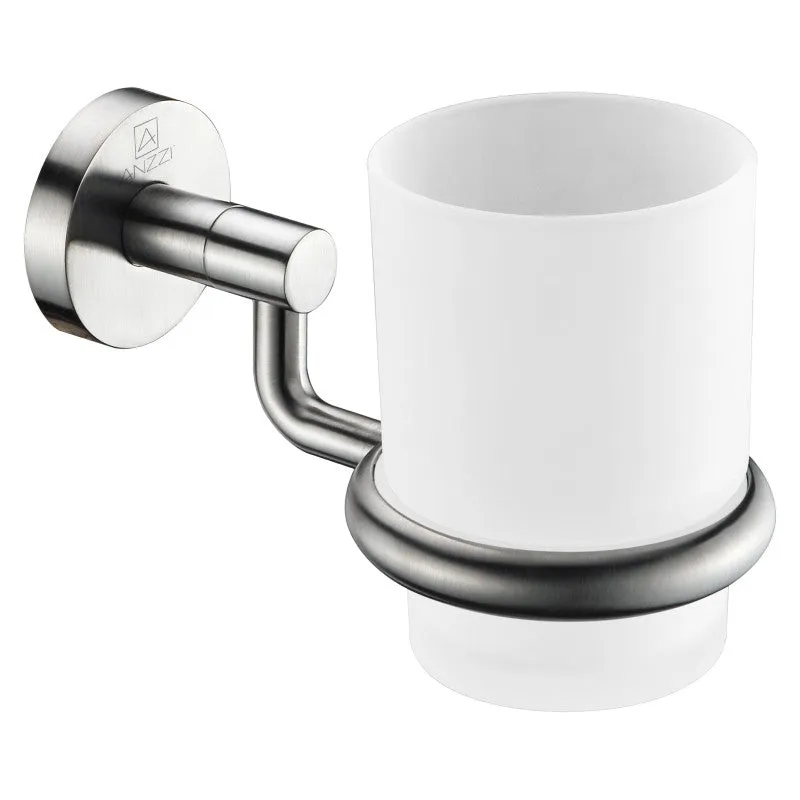 ANZZI Caster Series 7 in. Toothbrush Holder