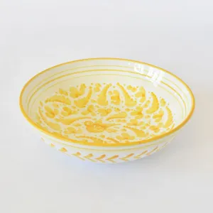 Arabesco Yellow bowl - 8"