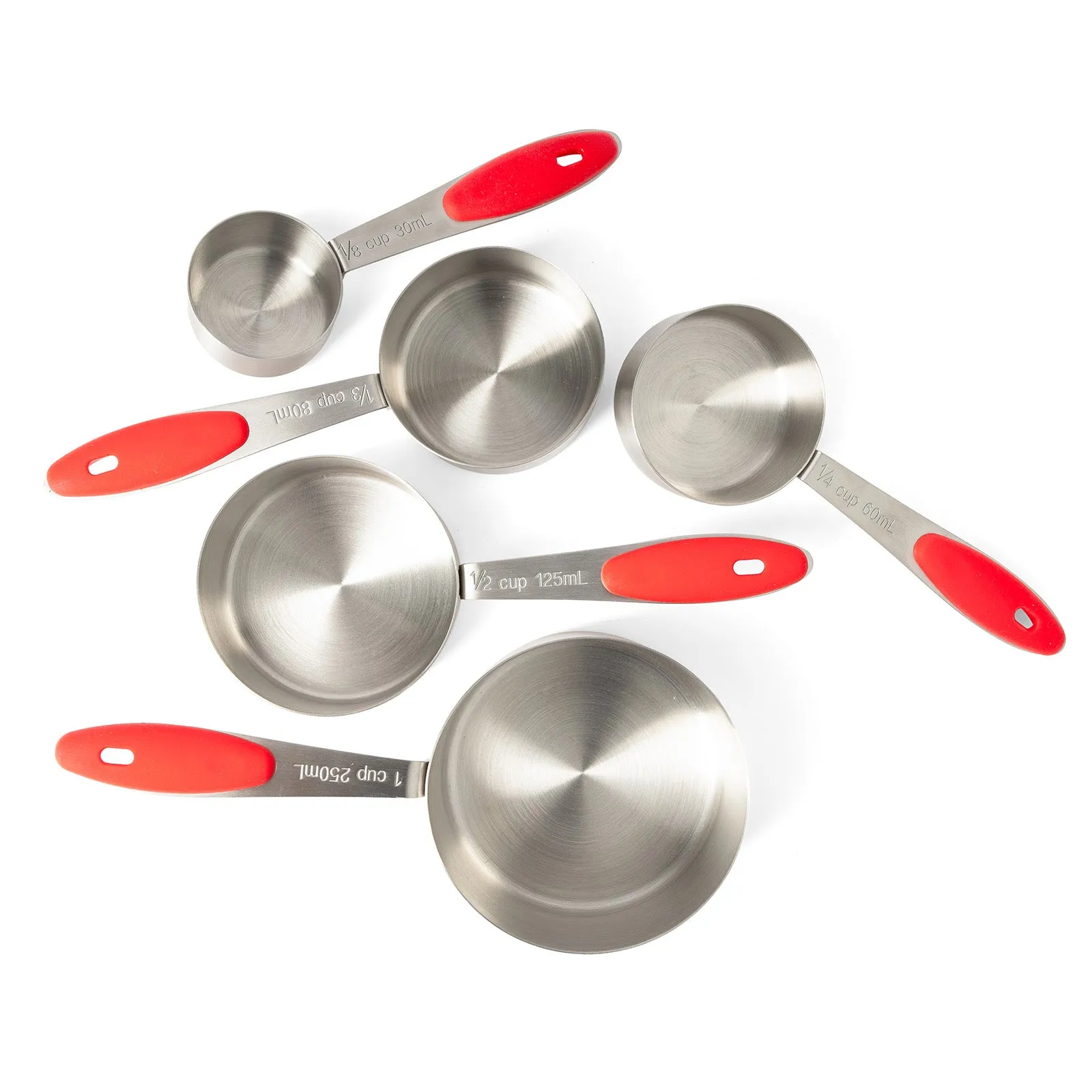 Betty Crocker 5 Piece Stainless Steel Measuring Cups Set