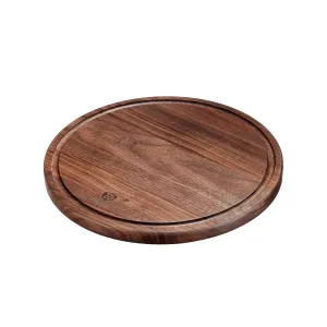 Black Walnut Wooden Cutting Board (Small Round / Large Round)