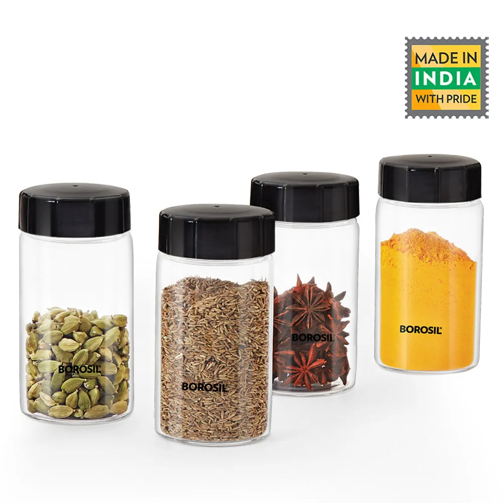 Borosil Neo Spice Jar, Set of 4