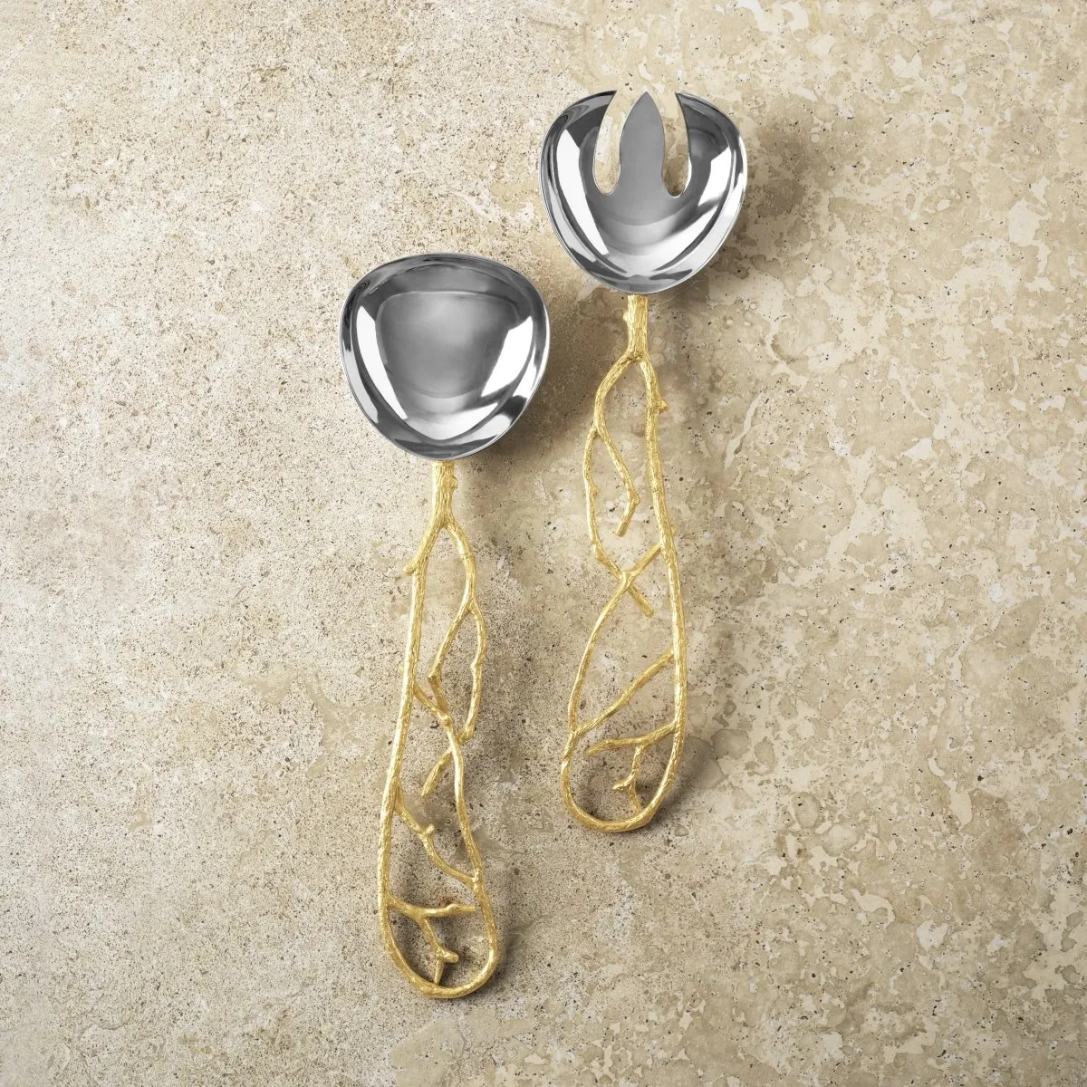 Butterfly Ginkgo Gold Serving Set