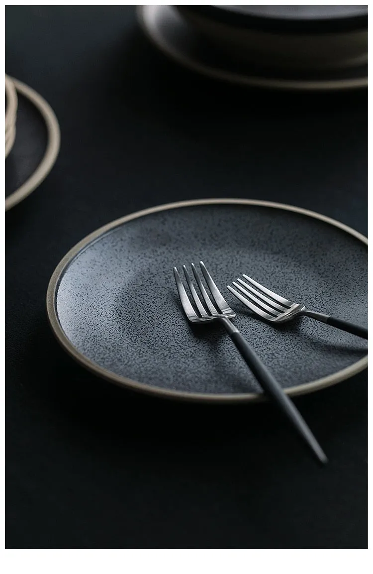 Carbon Ceramic Dinner Plates