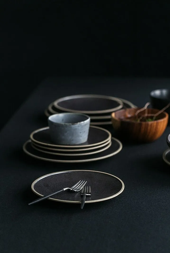 Carbon Ceramic Dinner Plates