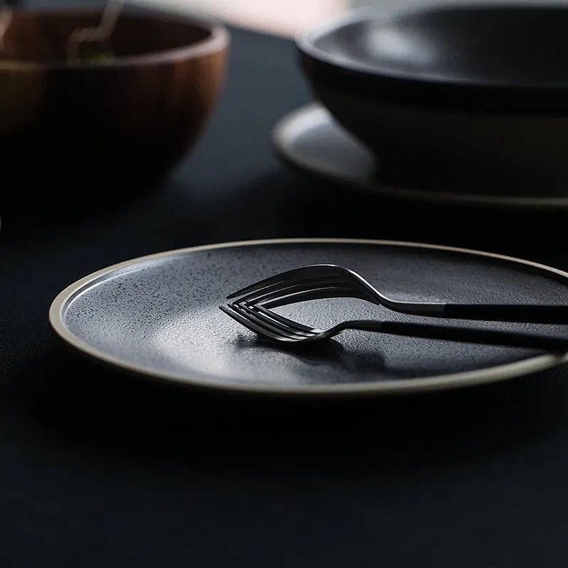 Carbon Ceramic Dinner Plates