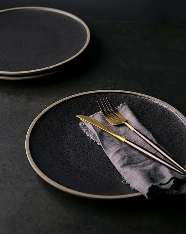 Carbon Ceramic Dinner Plates