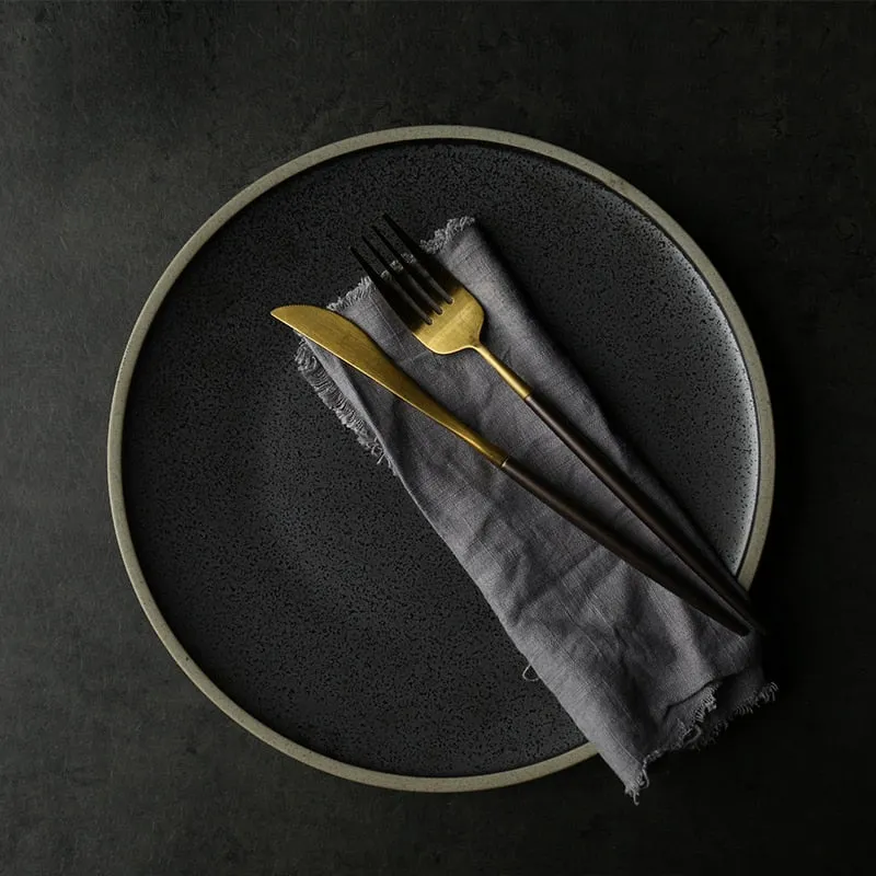 Carbon Ceramic Dinner Plates