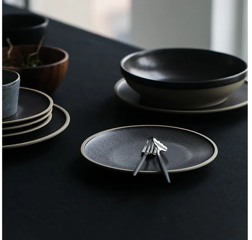 Carbon Ceramic Dinner Plates