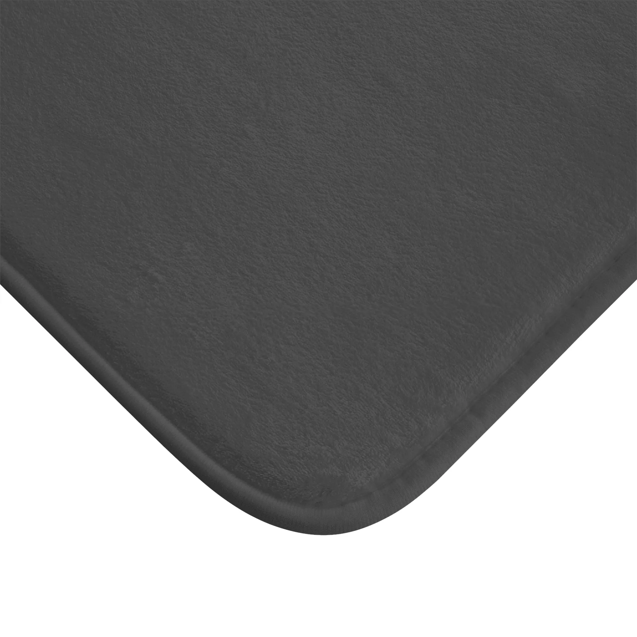 Charcoal Accent Color, Memory Foam Bath Mat - Cozy Bathroom Essential