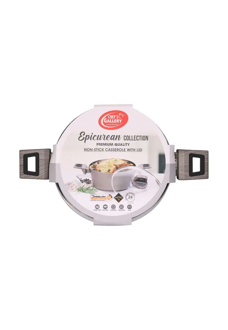 Chef's Gallery Epicurean Collection Non-stick Induction Casserole