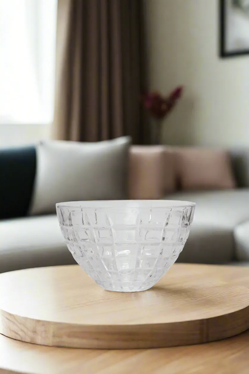 Clear Round Glass Bowl