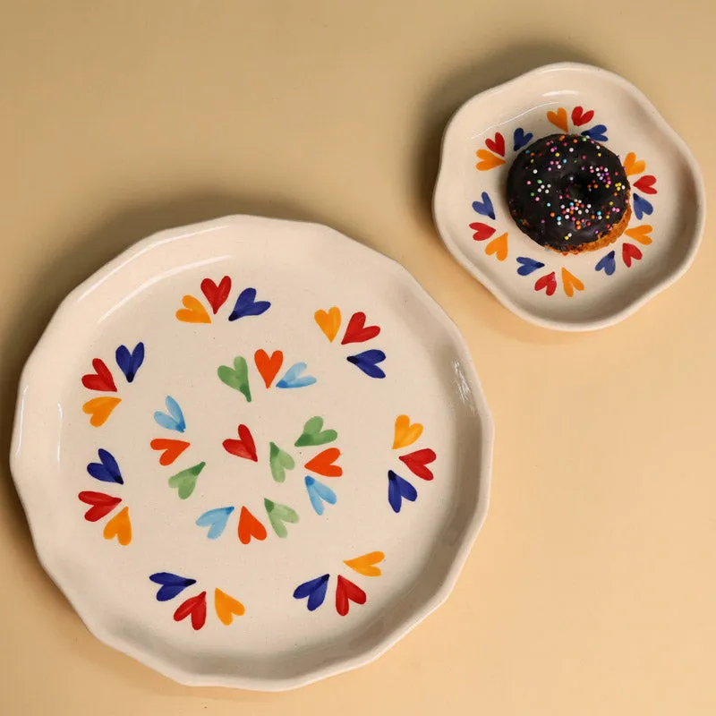 Clover Snack Plate - Set Of Two