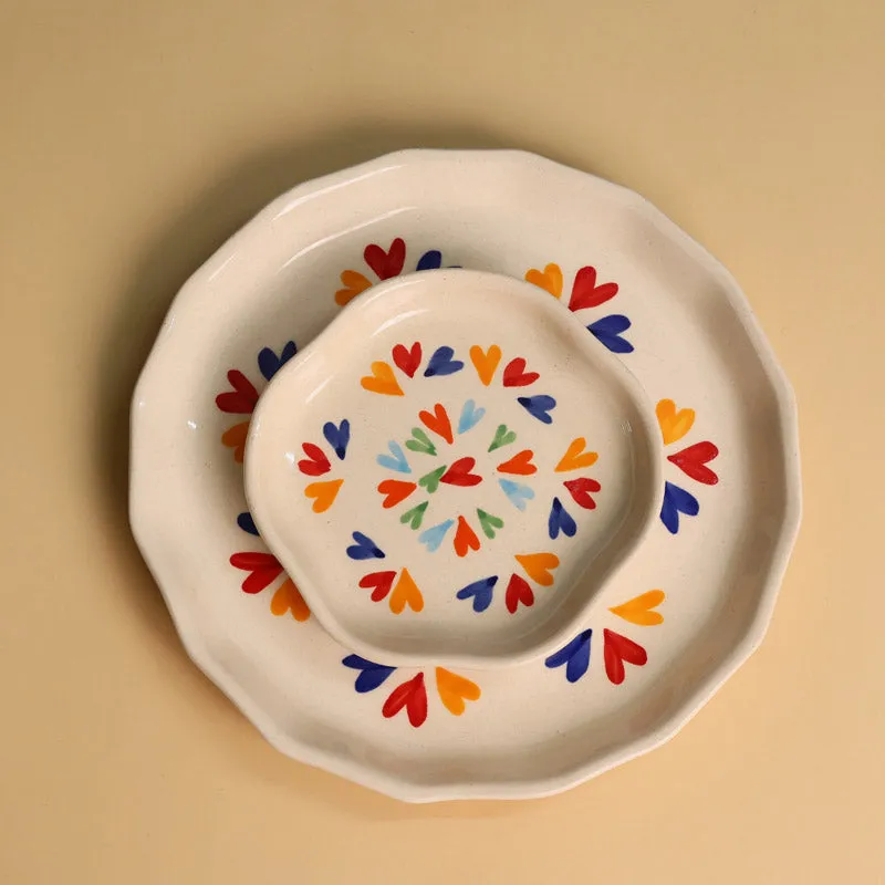 Clover Snack Plate - Set Of Two