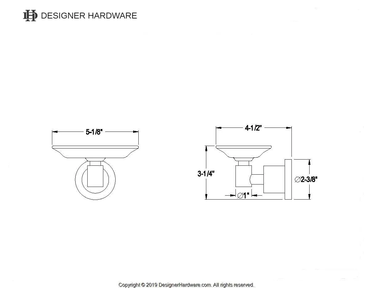 Concord Toothbrush and Tumbler Holder