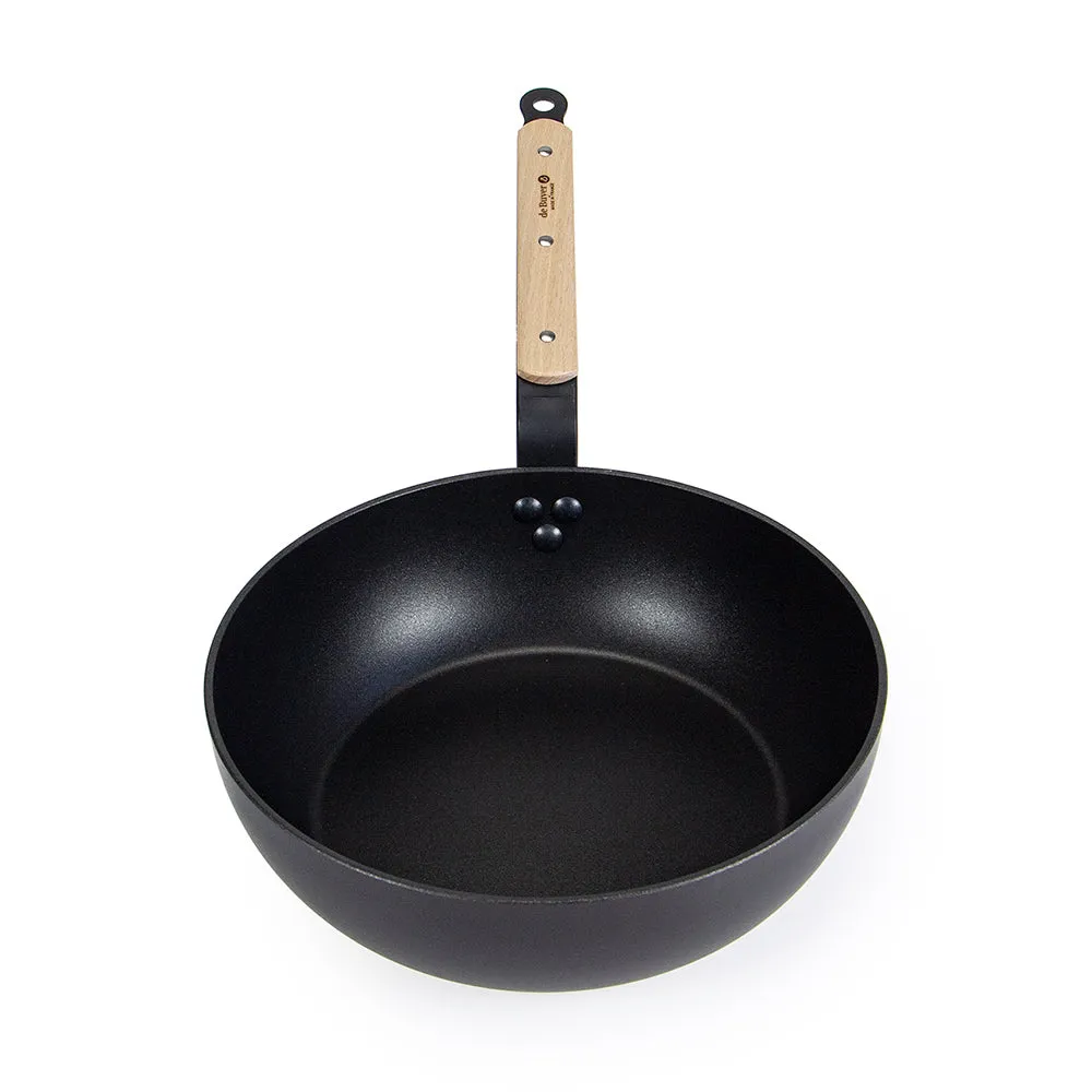 De Buyer Choc B Bois Non-Stick Rounded Saute Pan