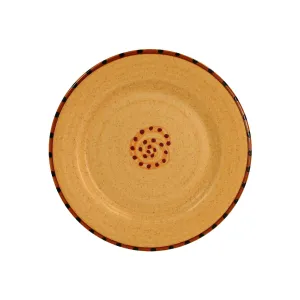 Dinner Plate Set - Set of 4 - Brown & Burnt Orange | Aurora