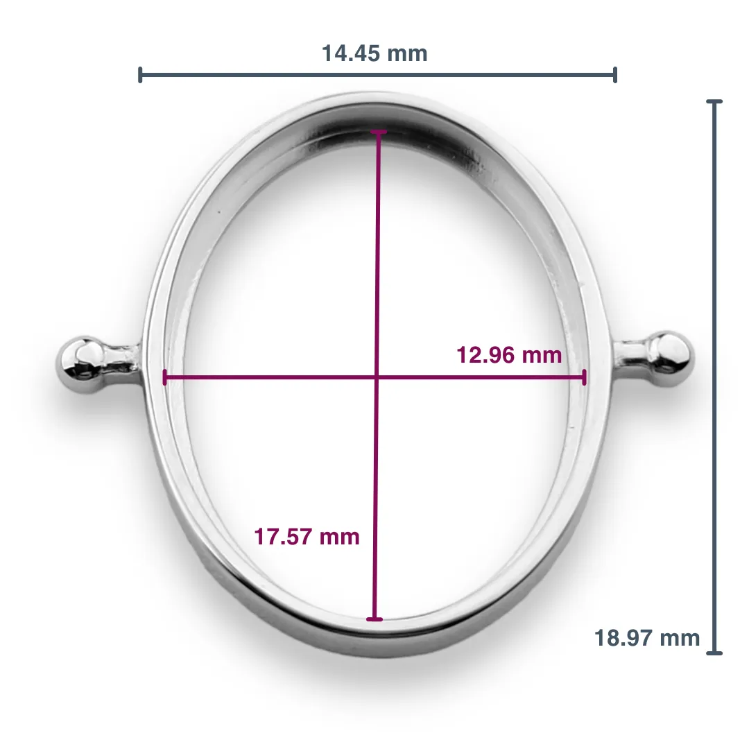 DIY Oval Element Bezel - Bulk