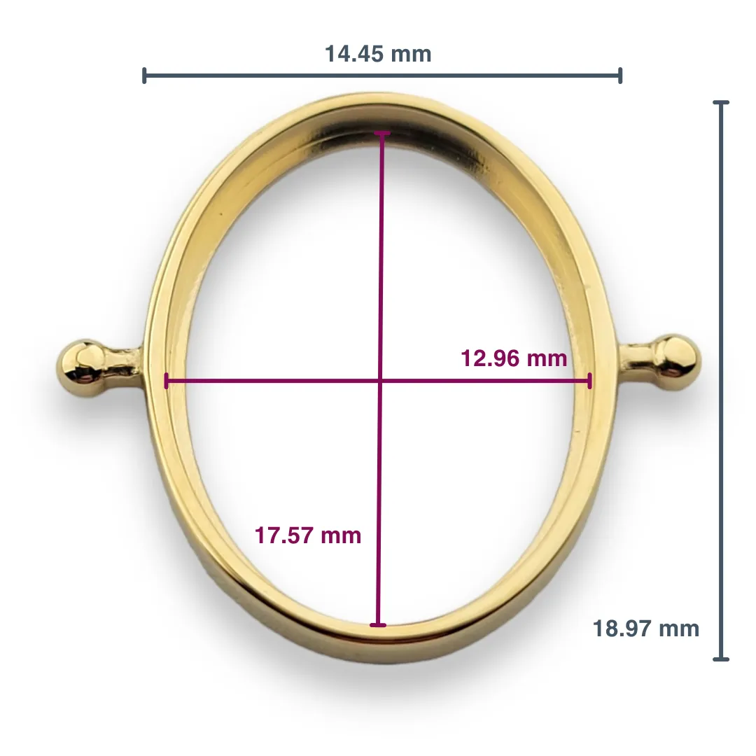 DIY Oval Element Bezel - Bulk