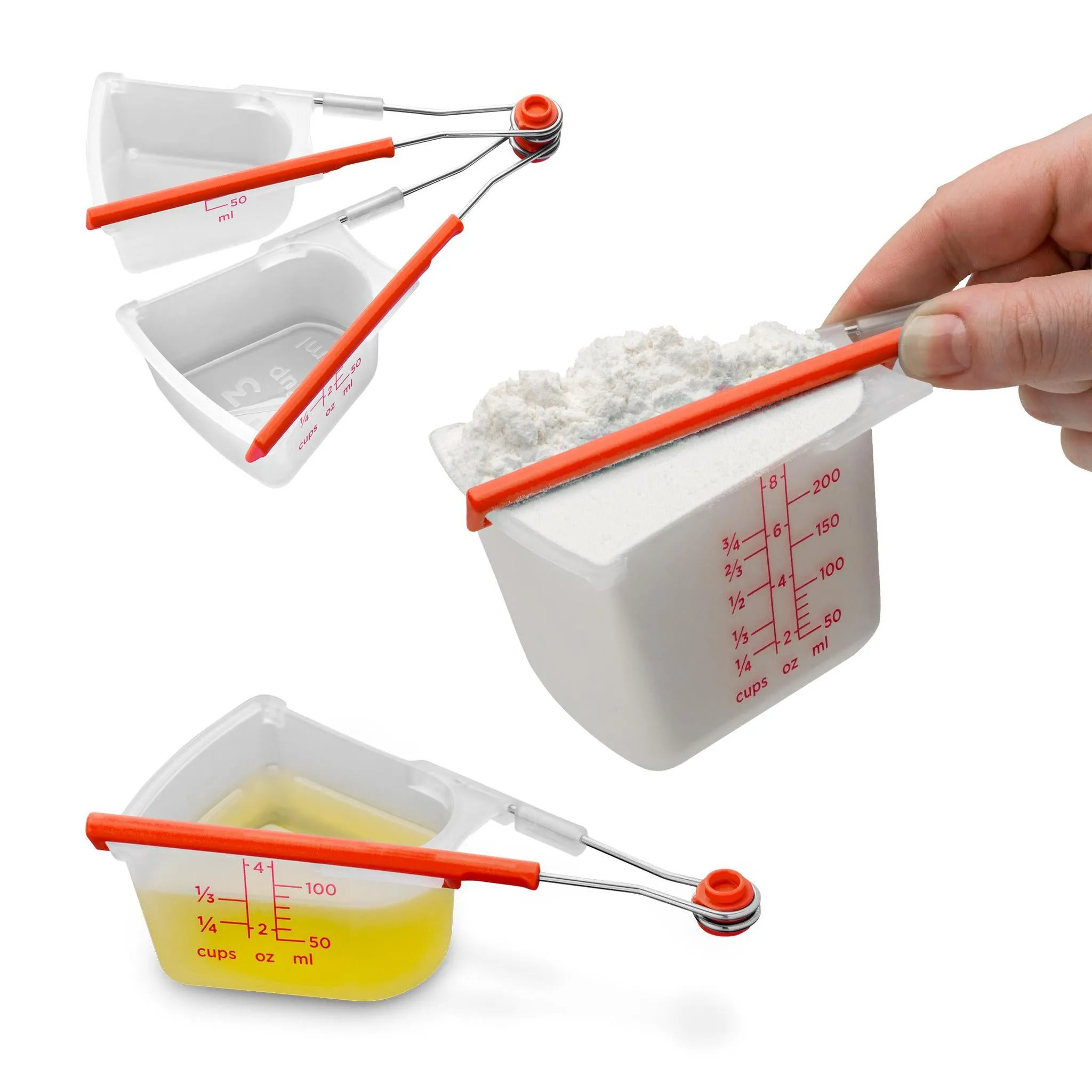 Dreamfarm Levups Scrape Level Measuring Cups