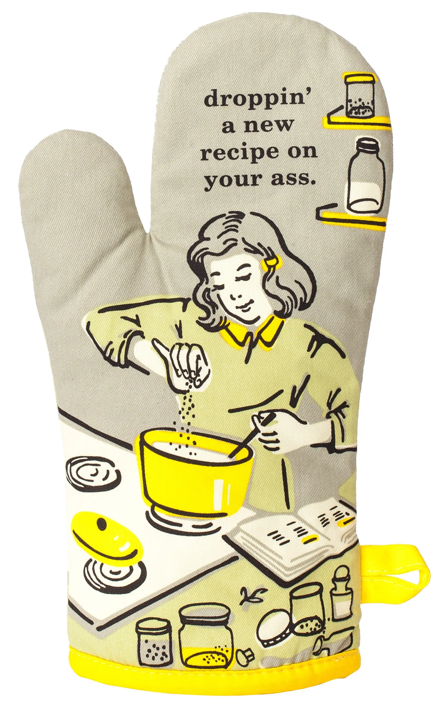 Droppin' a New Recipe Oven Mitt