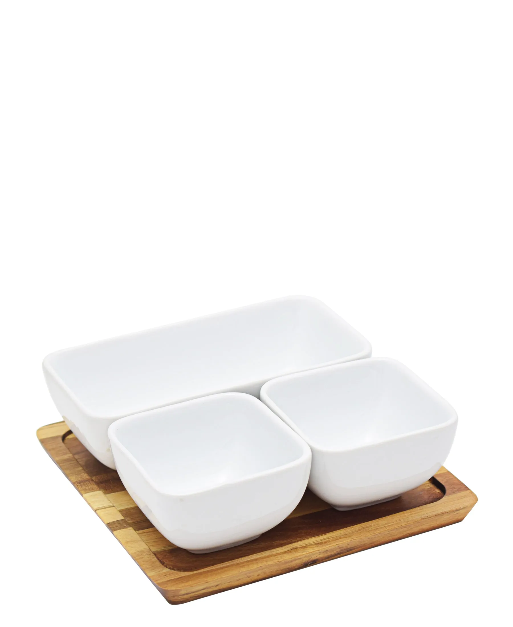 Eetrite Condiment Serving Set - White