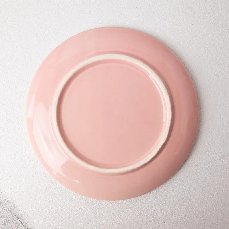 Ekta Quarter Plate (Pink) - Set Of Four