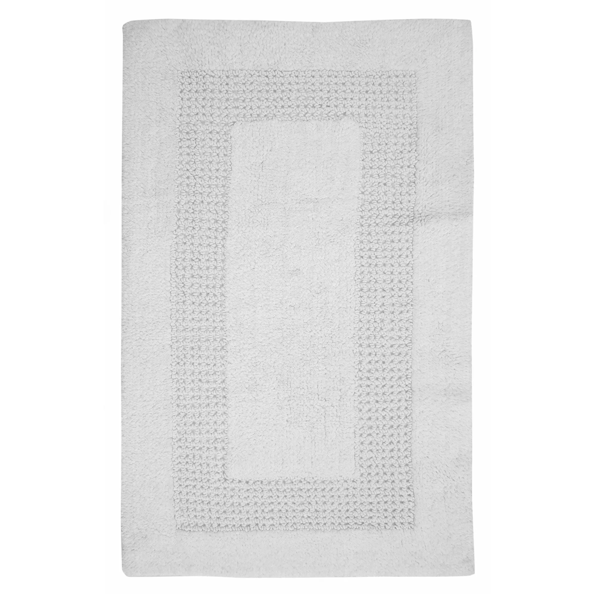 Extremely Absorbent Cotton Bath Rug 24" x 40" Ivory by Perthshire Platinum Collection