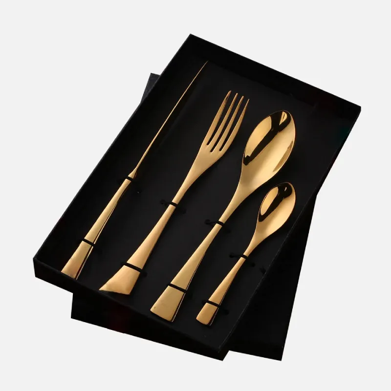 Fire Rainbow Stainless Steel Serving Utensils