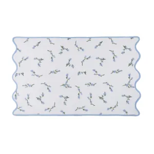 Floral Scallop Bath Mat