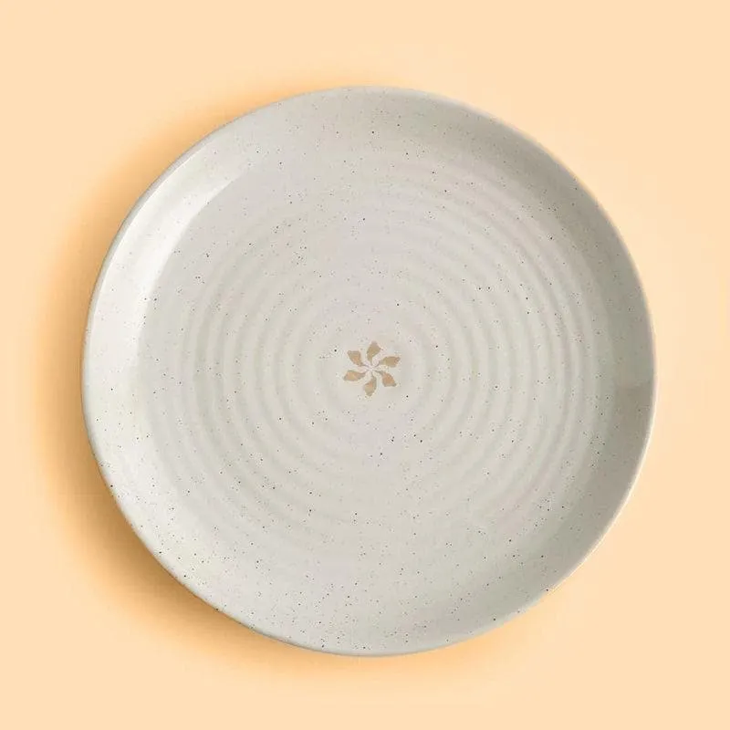 Ganga Dinner Plate (Beige)