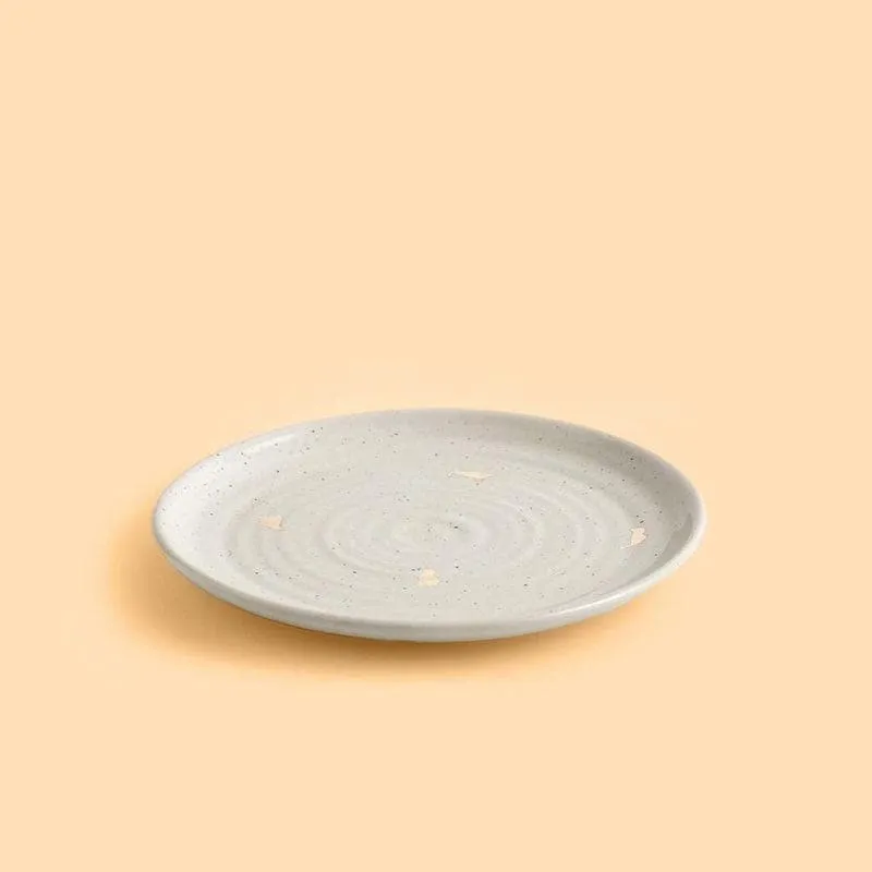 Ganga Quarter Plate (Beige)