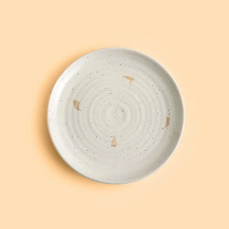 Ganga Quarter Plate (Beige)