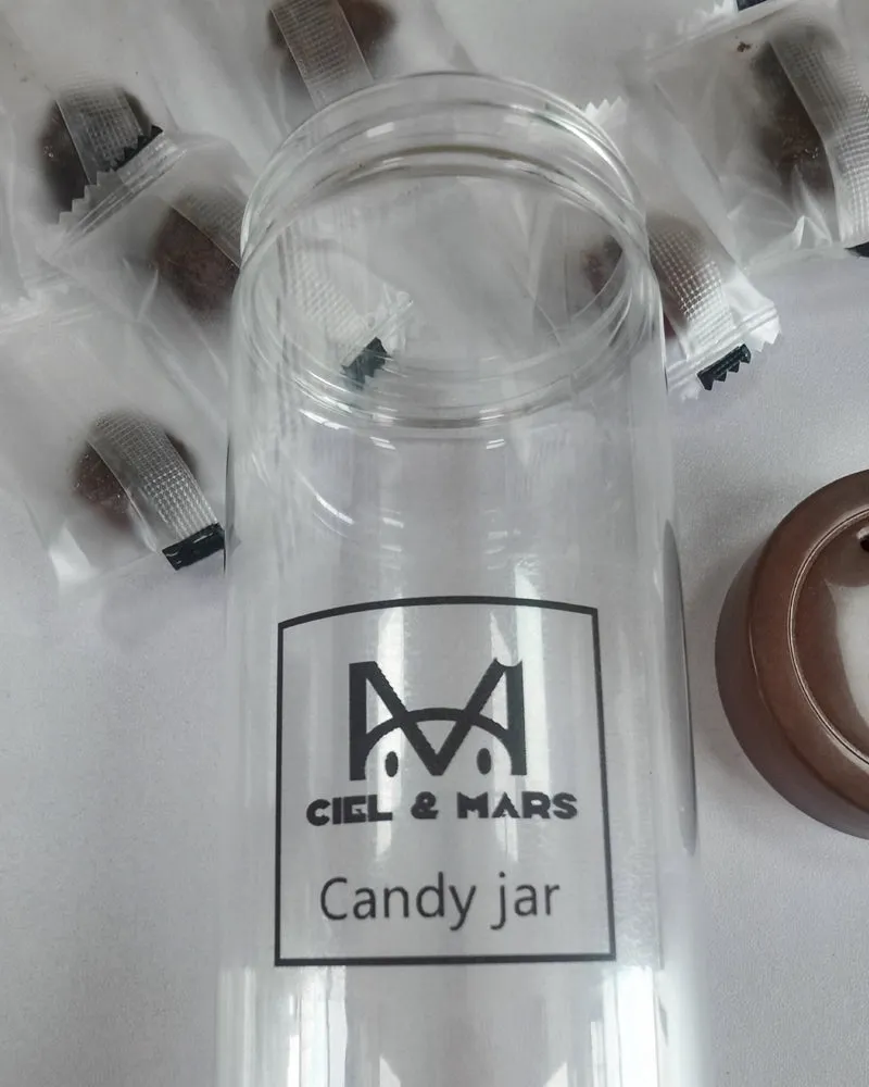 Glass food candy jars, can contain flour, sugar, coffee, biscuit jars, candies, transparent storage jars