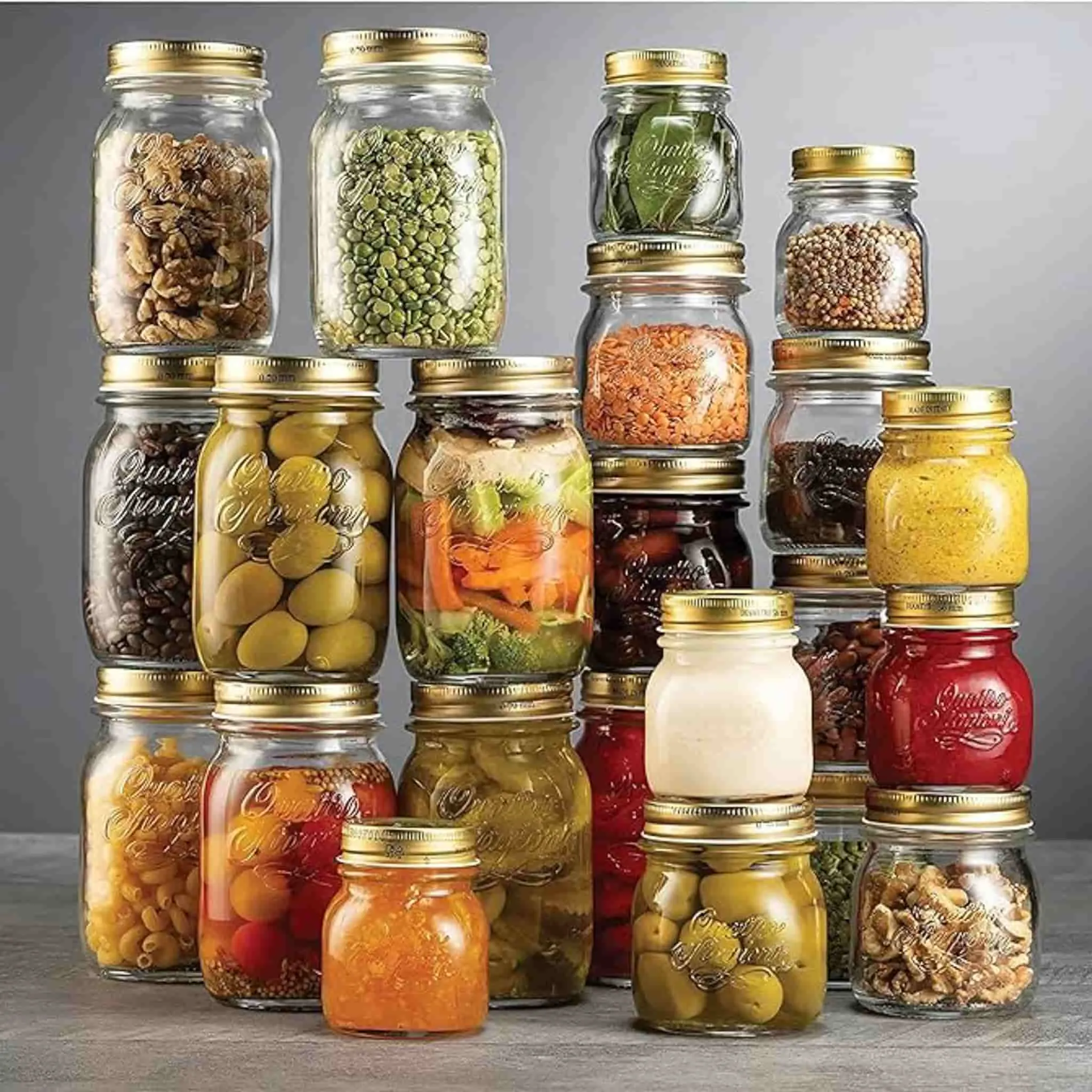 Glass Pickle Storage Jar