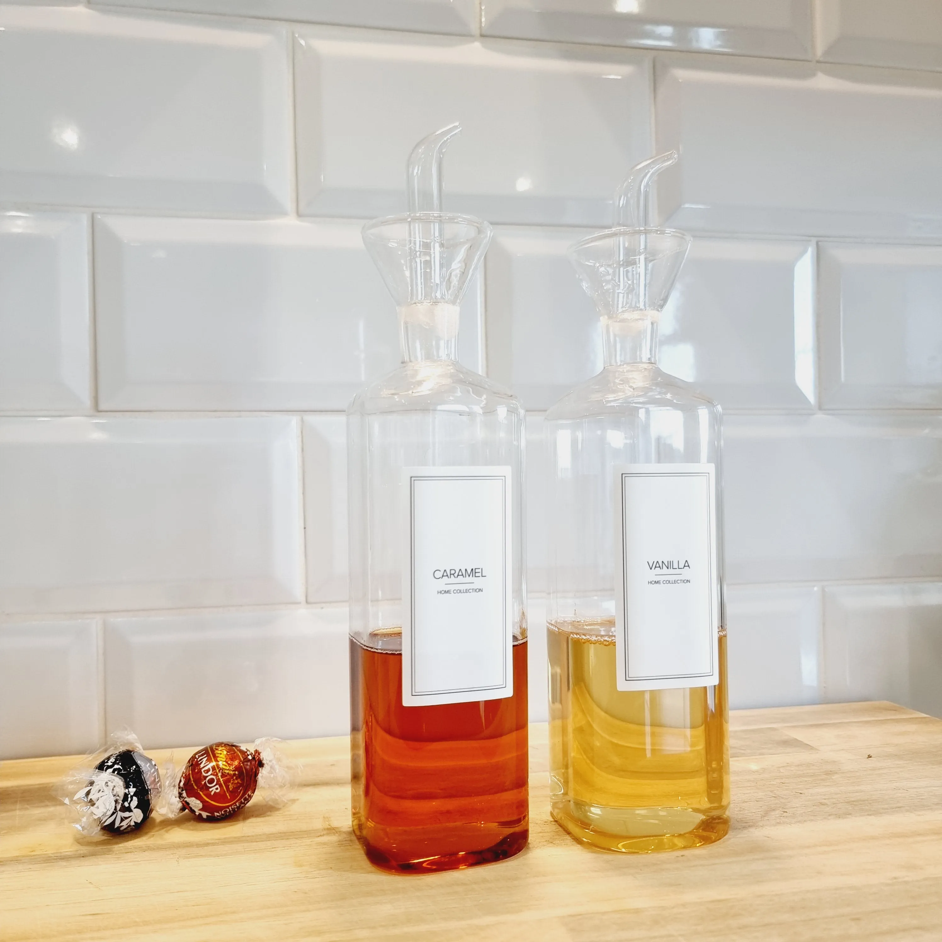 Glass Syrup Pourer Bottles