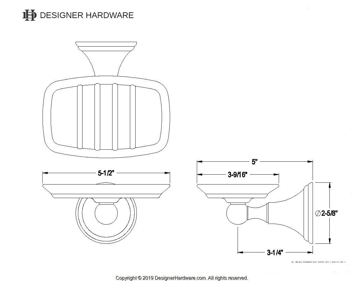 Governor Wall Mount Soap Dish Holder