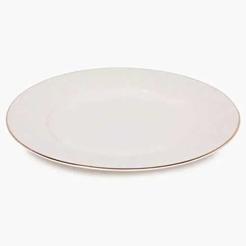 Home Centre Divine Dinner Plate - 27 cm - White