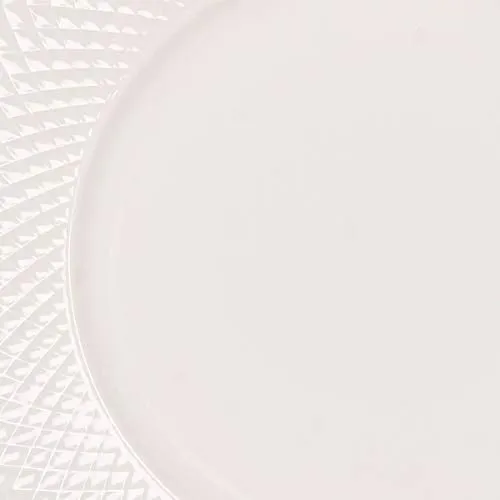 Home Centre Divine Dinner Plate - 27 cm - White