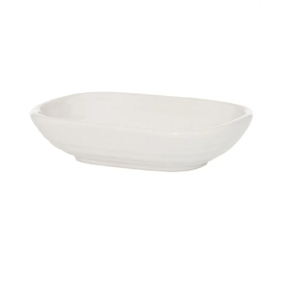 Hush Ceramic Soap Dish White