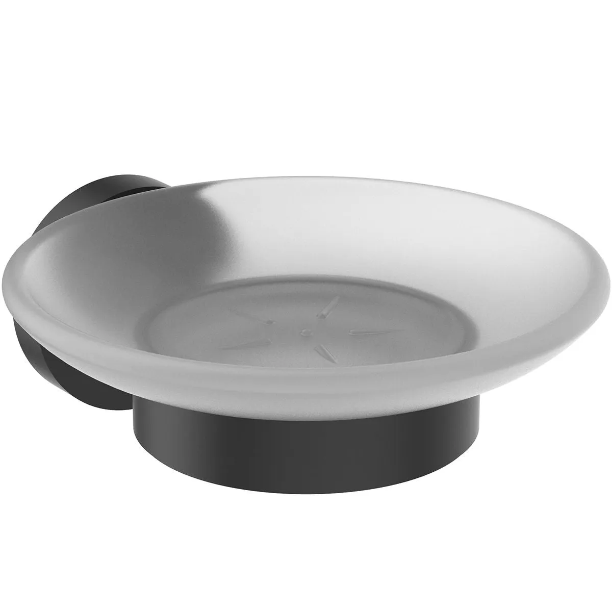 Ideal Standard IOM Soap Dish & Holder in Silk Black - A9122XG