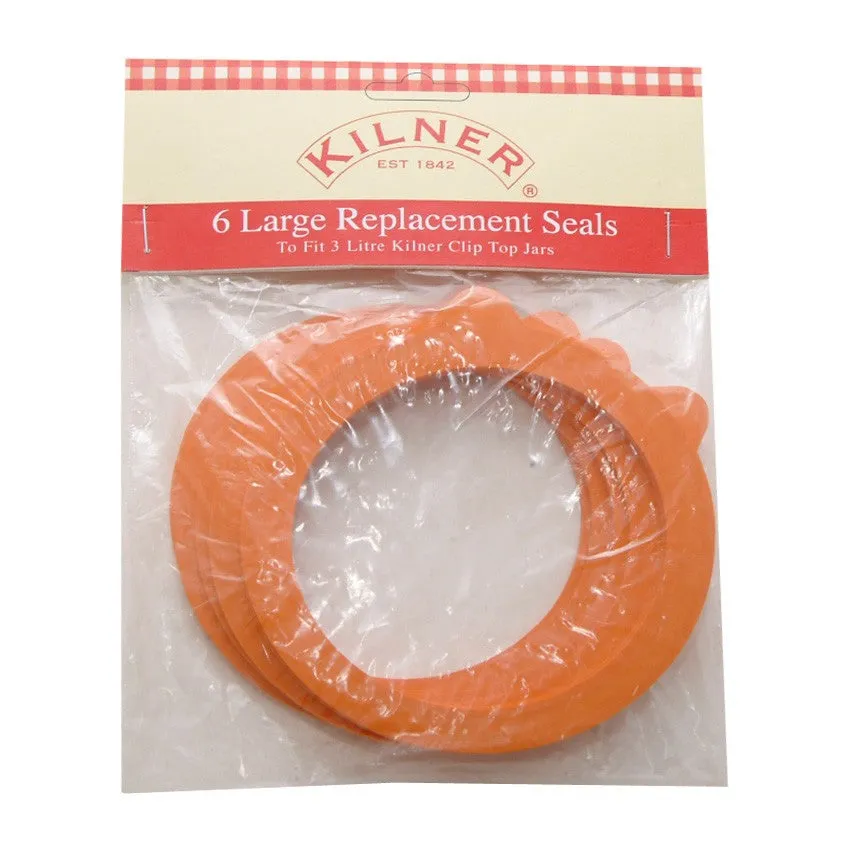 Kilner Large Rubber Seals 3l (pack Of 6)